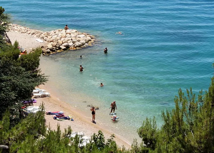 And With Parking Space Podgora, Makarska - 6790 伯德古拉